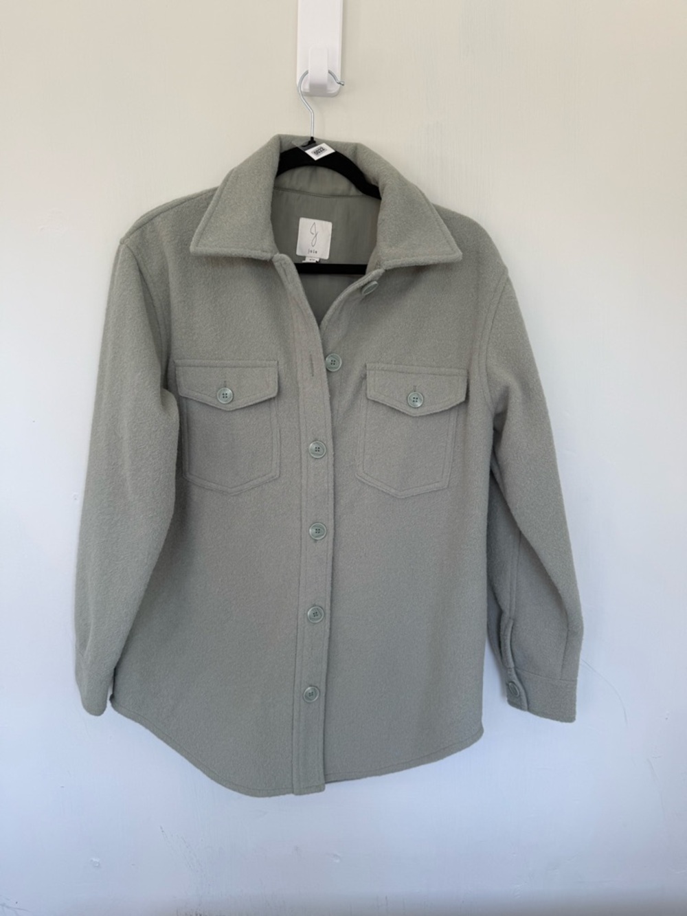 Joie Women’s Sage Green Button-Front Shirt/Jacket